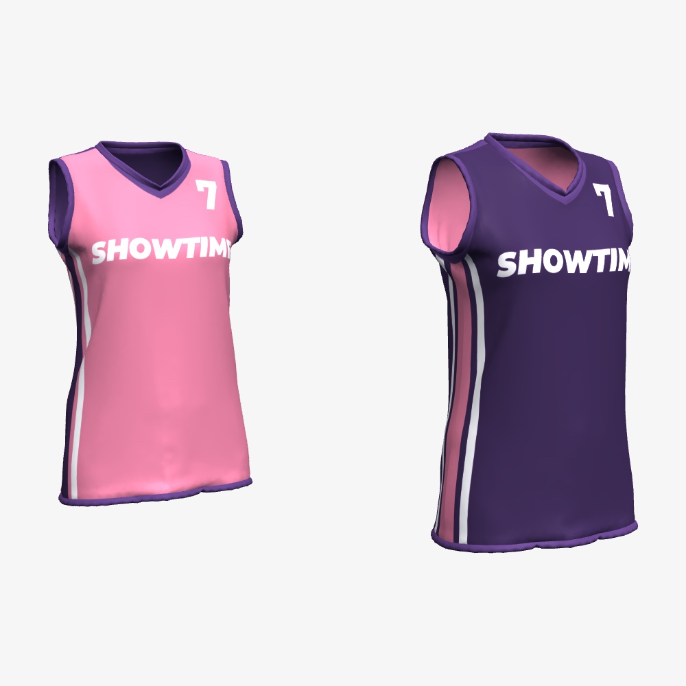 Maillot réversible femme de basket personnalisé