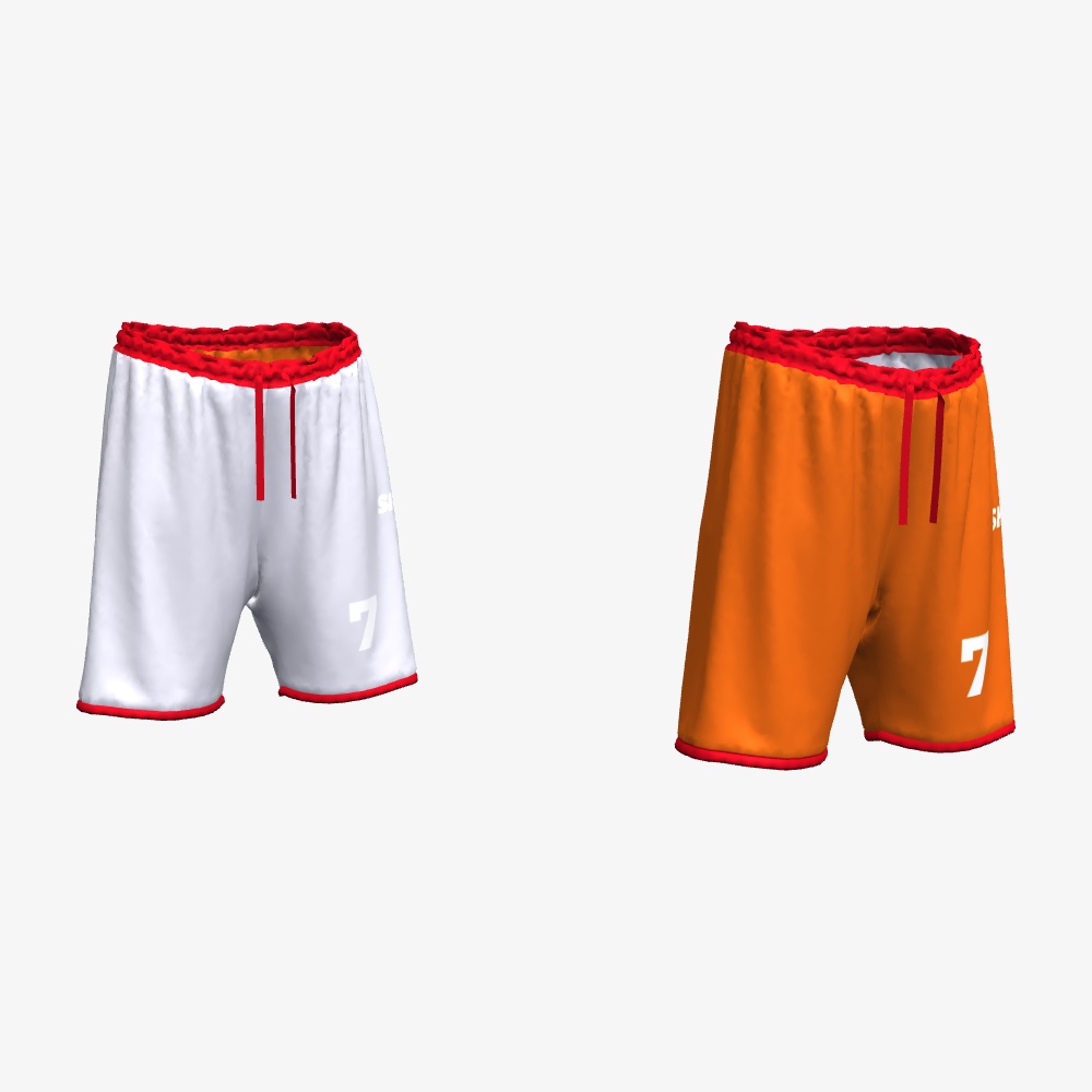 Short réversible femme de basket personnalisé