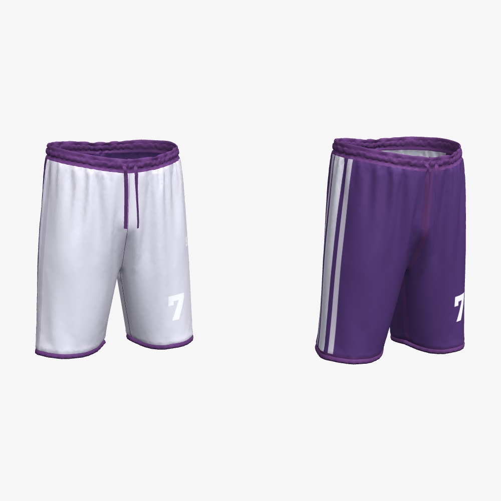 Short réversible homme de basket personnalisé